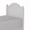 Home Styles Bermuda Wood Shutter Twin Headboard in White