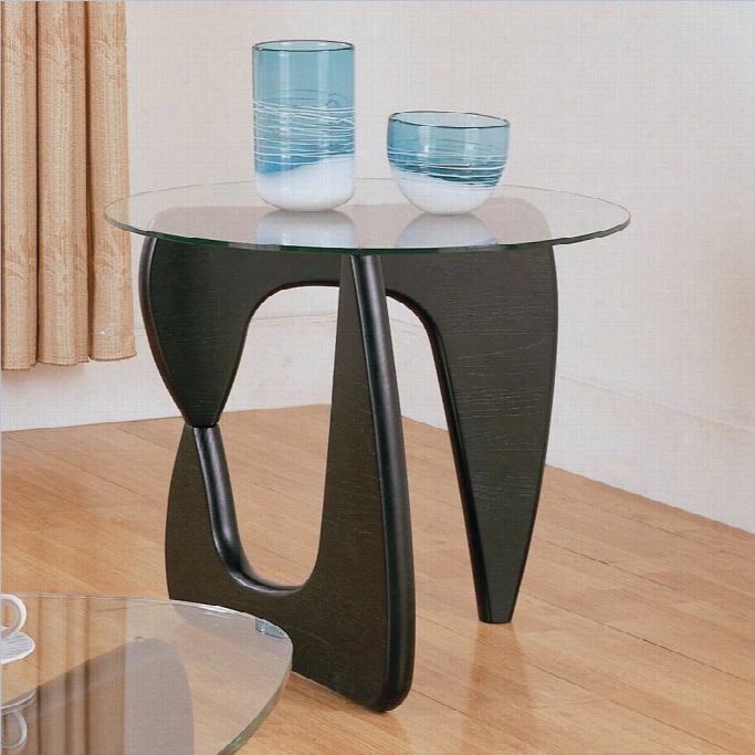 Tren T Home Chorrus End Table In Black