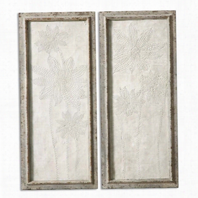 Uttermost Fiore Panels Wall Art (set Of 2)