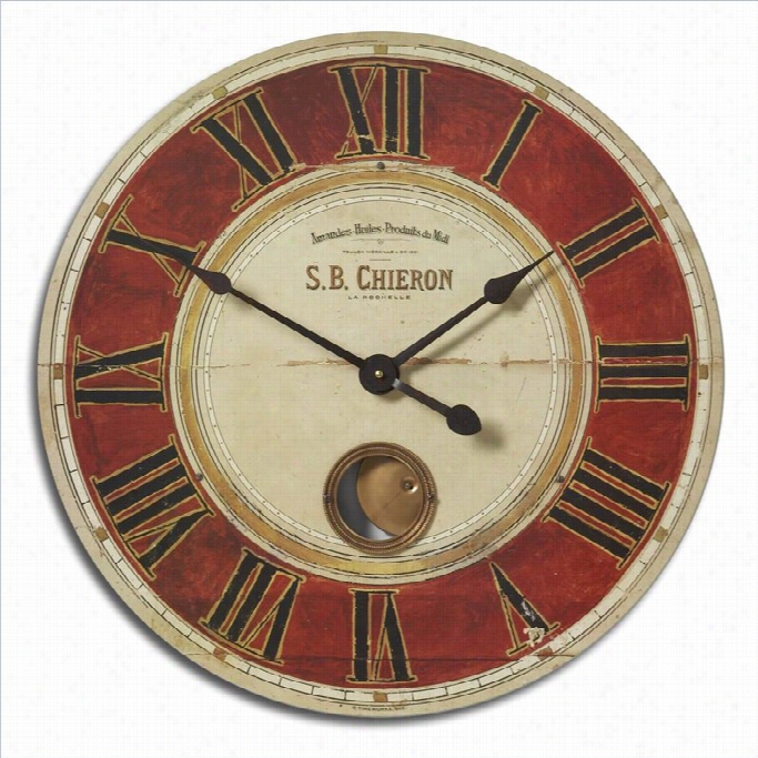 Uttermosts.b. Chieron 23 Wall Clock With Cast Assurance