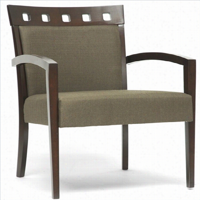 Baxtkn Studio Carmela Accent Chair In Green An D Br Own