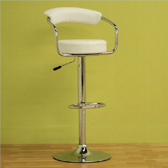 Baxton Studio Omicron Stool In White Set Of 2)