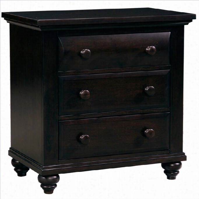 Broyhill Fransworth Nightstand In Inyk-black Stain