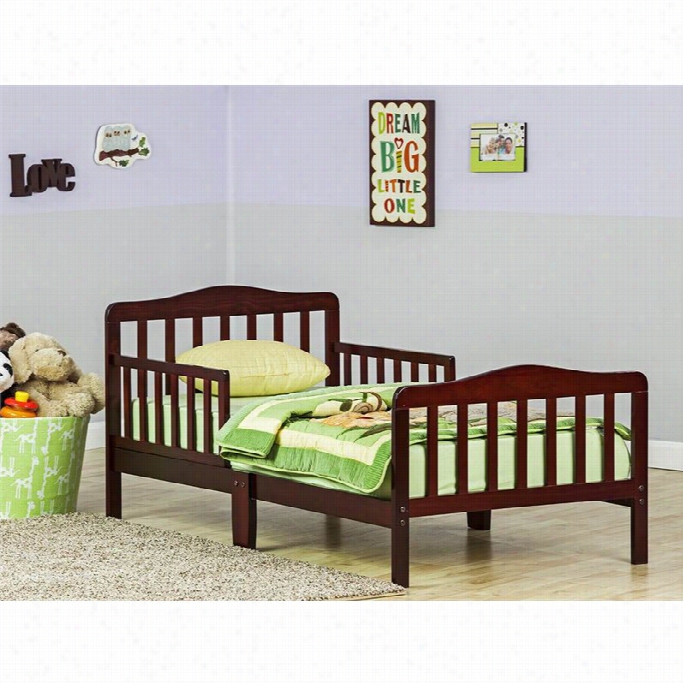 Dream On Me Classic Design Toddler Bed In Cherry