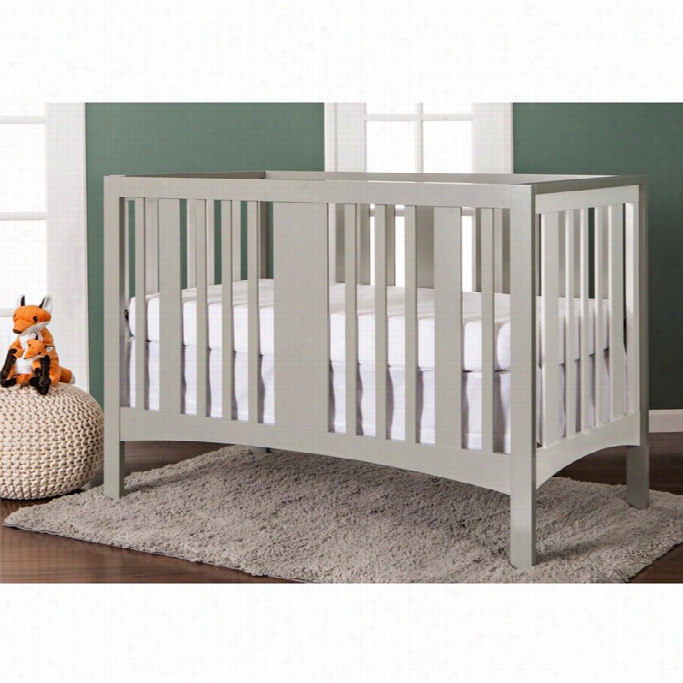 Dreak On Me Havana Convertible Crib In White And Grey