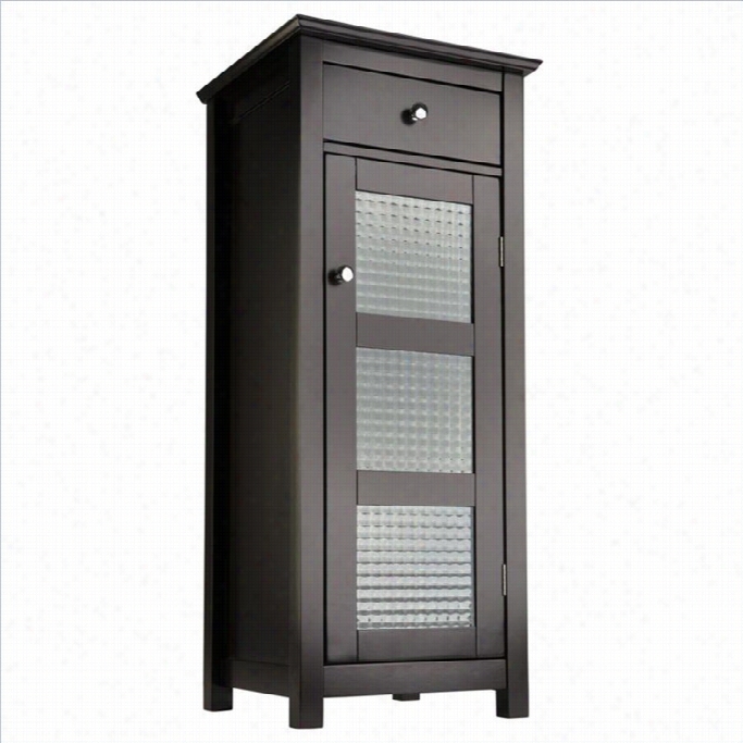 Eleagnt Home Fashions Chesterfield 36 1-door Floor Cabinet In Espresso