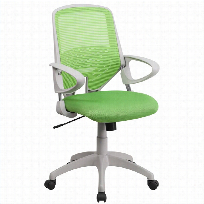 Flash Furniture Mid-back Office Chair In Green