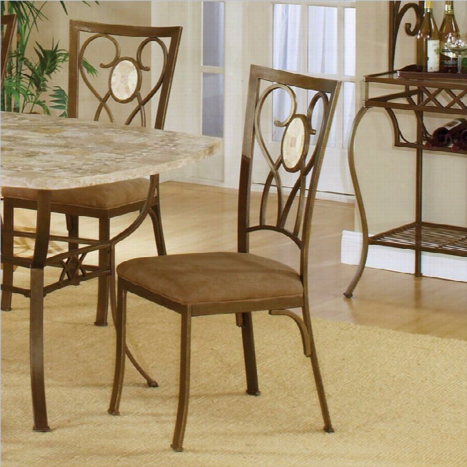Hillsdale Brook Oval Back Fabric Dining Chair (set Of 2)