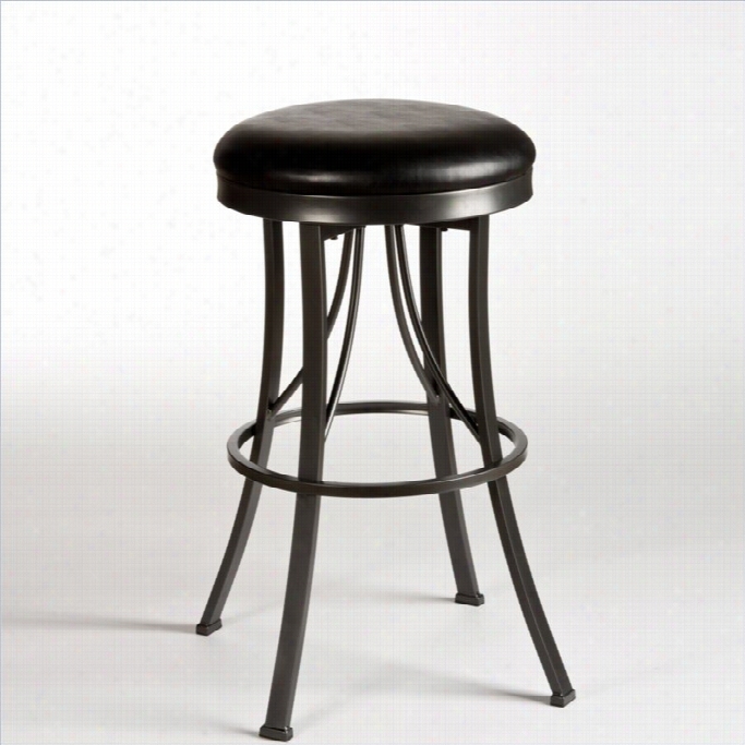 Hillsdale Ontario 26 Backless Counter Stool In Pewter