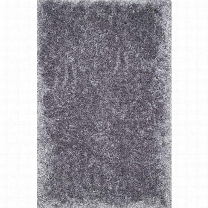 Nuloo M 7' 6 X 9' 6 Hand Tuftedk Ristan  Shag Rug In Gray