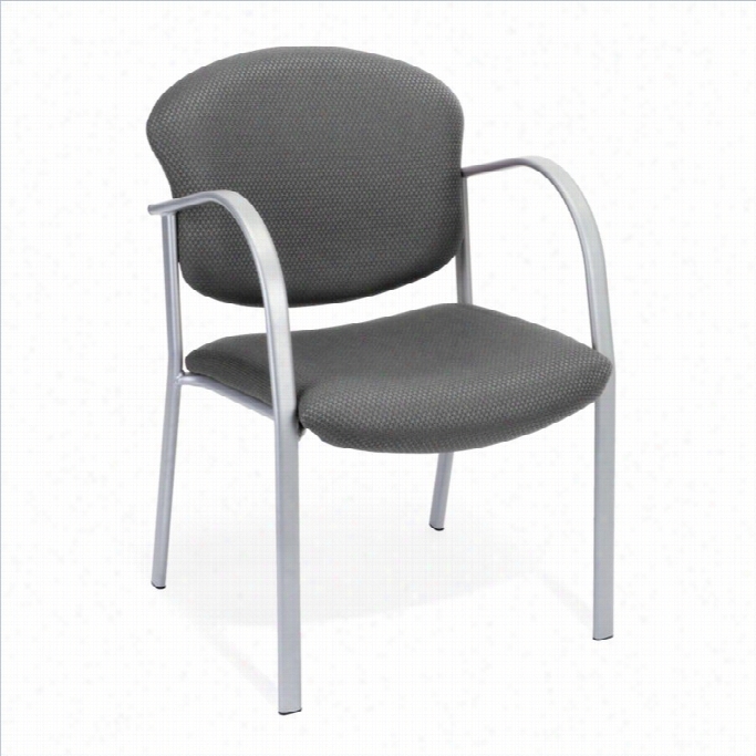 Ofm Danbelle Series Contract Receptio N Chair In Graphite