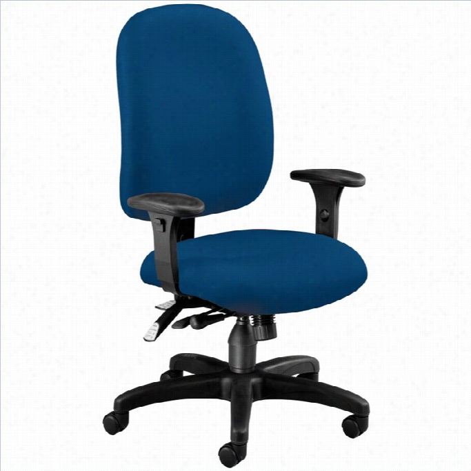 Ofm Ergonomic Task Computer Office Chair In Navy