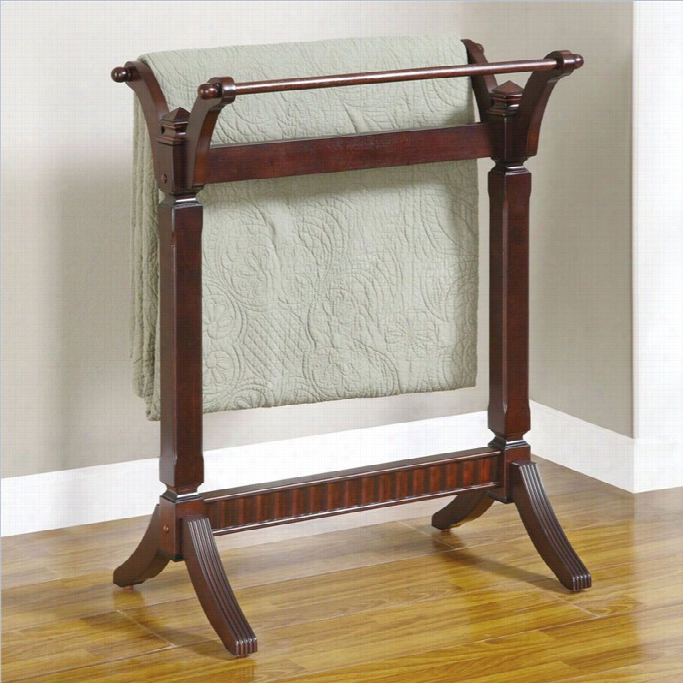 Powell Furniture Merlot Contemporary Blanket Rack