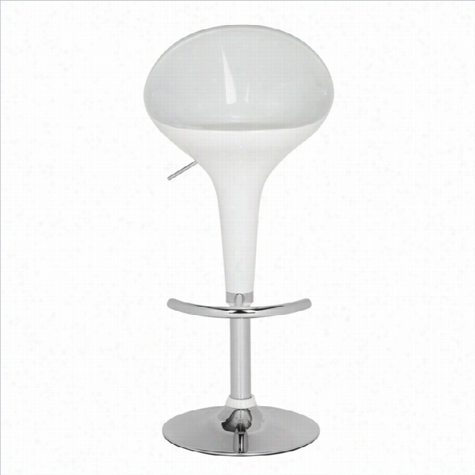 Safavieh Zorab 23.6-32.5 Bar Stool In Wwhite