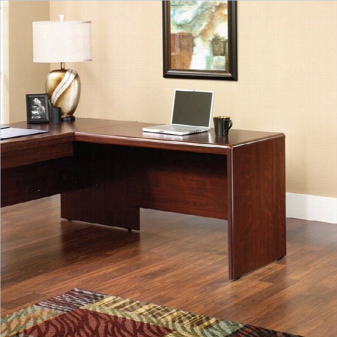 Sauder Cornerstone 48 Desk Return In Classic Cherrry