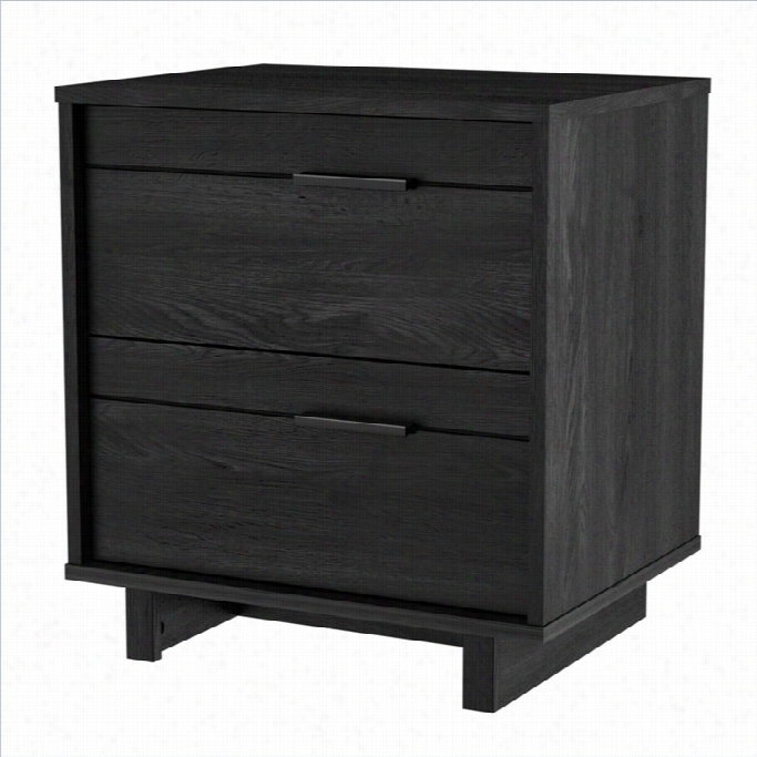 South Coast Fnn Nightstand In Gray Oak