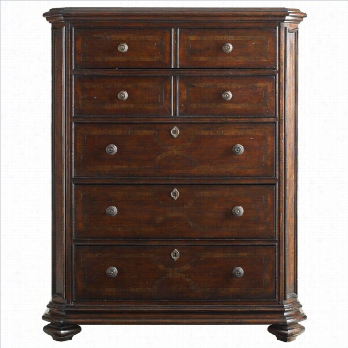 Stanley Furniture Continental Drawer Chest In Barrel