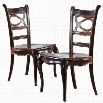 Hooker Furniture Preston Ridge Oval Back Dining Chair in Cherry/Mahogany