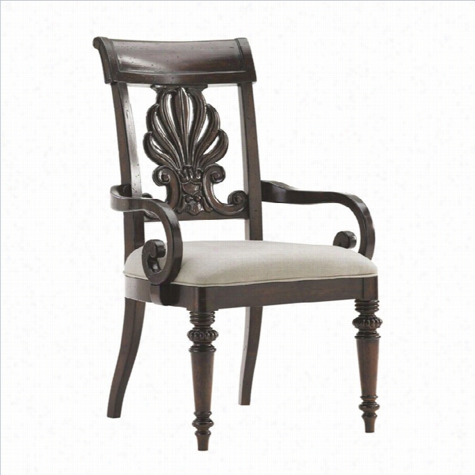 Tommy Bahama Island Traditions Chester Carved Arm Dining Chair (pre-assembled)