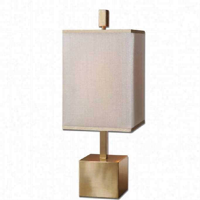 Uttermost Flannigan Brass Intonation Lamp