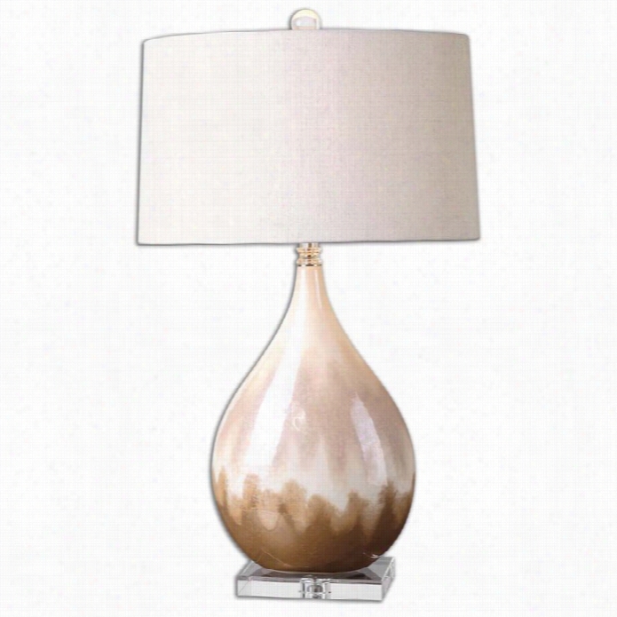 Uttermost Flavian Gla Zed Ceramic Lamp