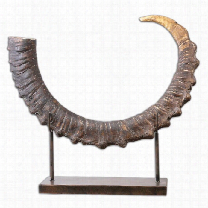 Uttermost Sable Antelope Horn Sculpture