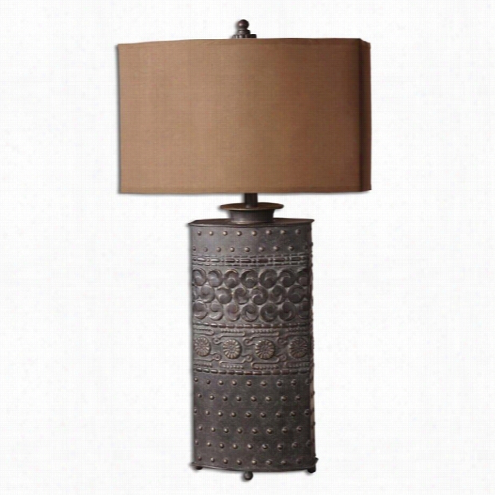 Uttermost Shakia Table Lamp In Distressed Olive Bronze