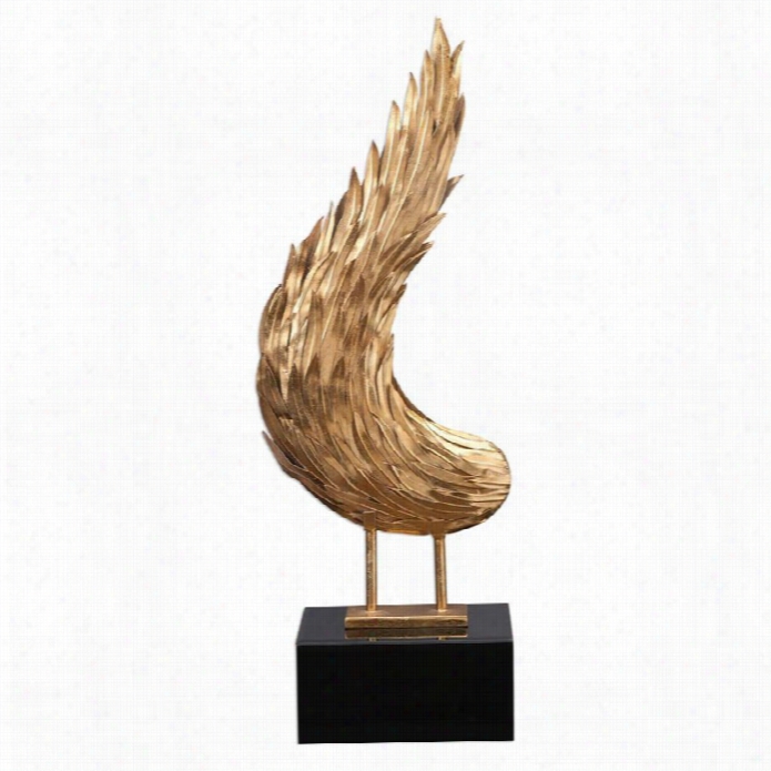 Extreme Winging It Gold Sculpture
