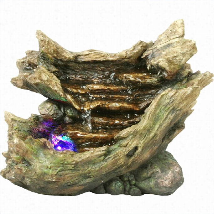 Yosemite Rock Cascade Polyresin Fountain