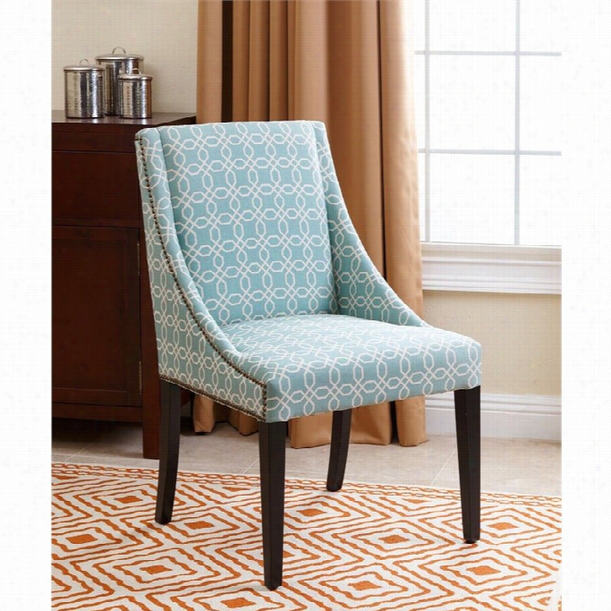 Abbyson Livving Shelton Dining Chair In Teal