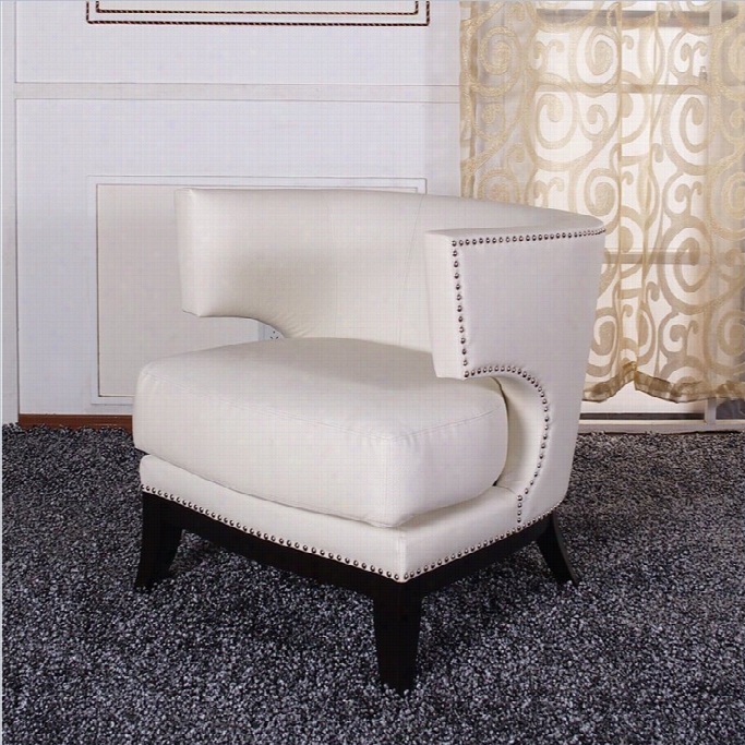 Armenn Living Eclipse Linen Cclub Chair In Cream