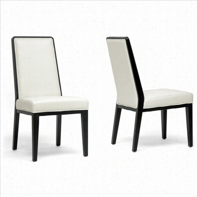 Baxto Nstudio Tyeia Dining Chair In Cream (set Of 2)