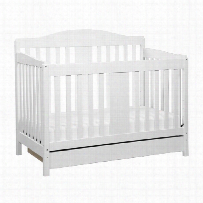 Da Vinci Richmond 4-in-1 Convertibel Crib And Toddler  Bed Kit In White