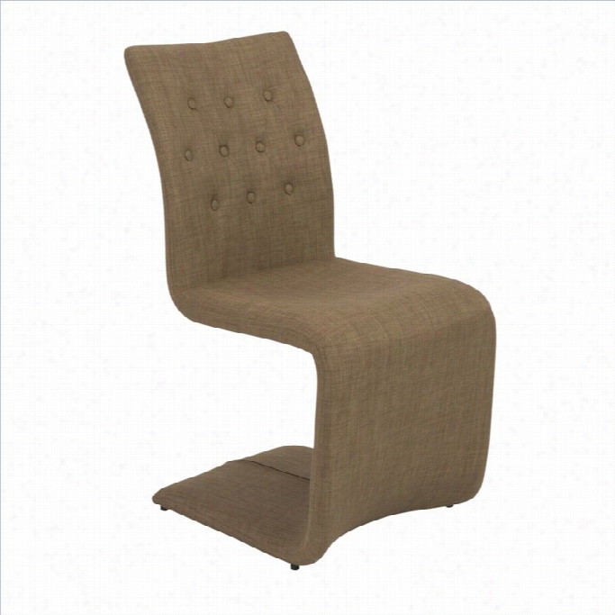 Eurostyle Zad Dining Chair In Mocha