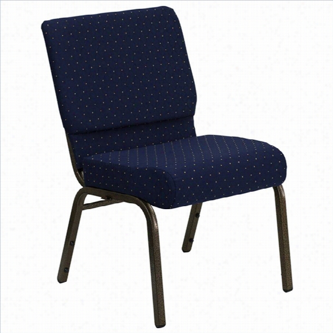 Flash Furniture Hercules Patetrned Church Stacking Visitor Chair In Blue