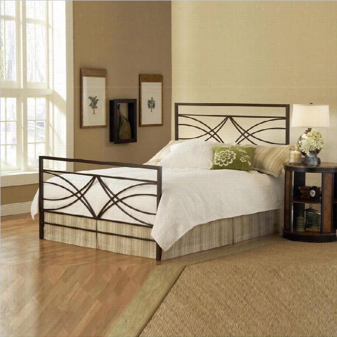Hillsdale Dutton Bed In Brown Crystal Finish-full