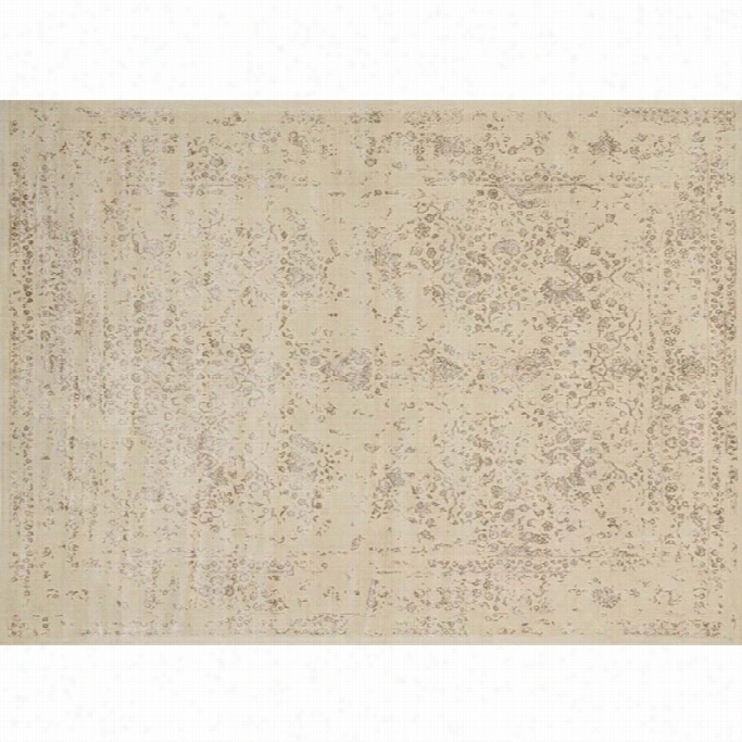 Loloi Journey 12' X 15' Power Loomed Wool Rug In Ant Ivory And Mocha