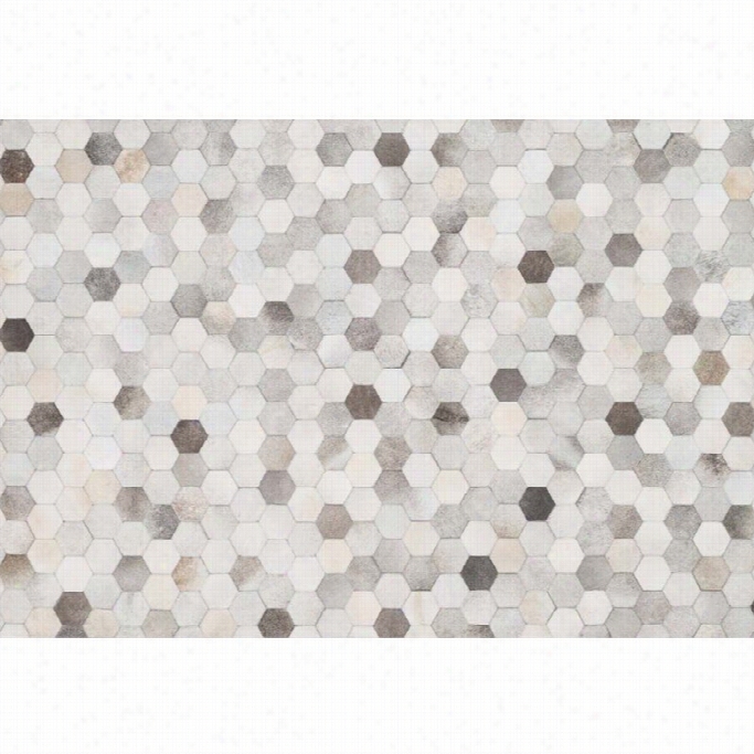 Loli Promenade 9'3 X 13' Cowhide Rug In Gray