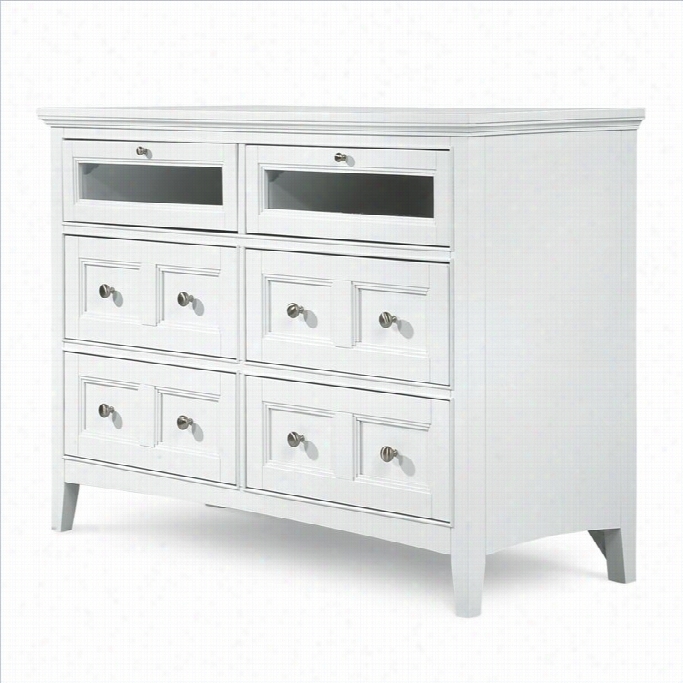 Magnussen Ekntwood 6 Drawer Media Chest In Painted Happy Finish