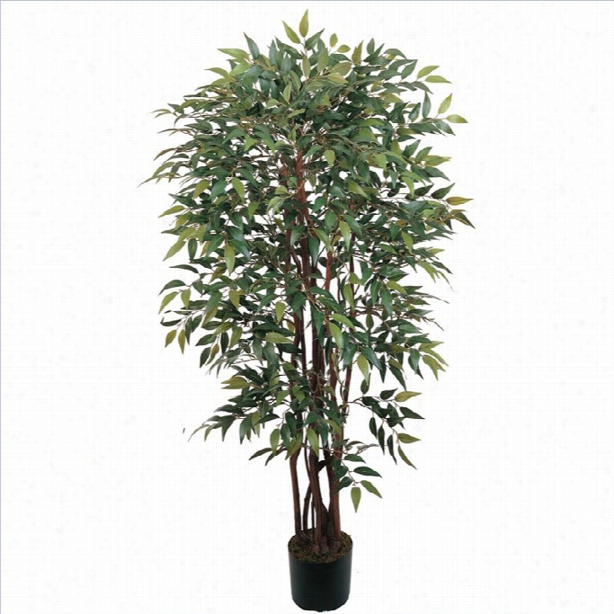 Nearly Natural 4' Similax Silk Tree In Grene