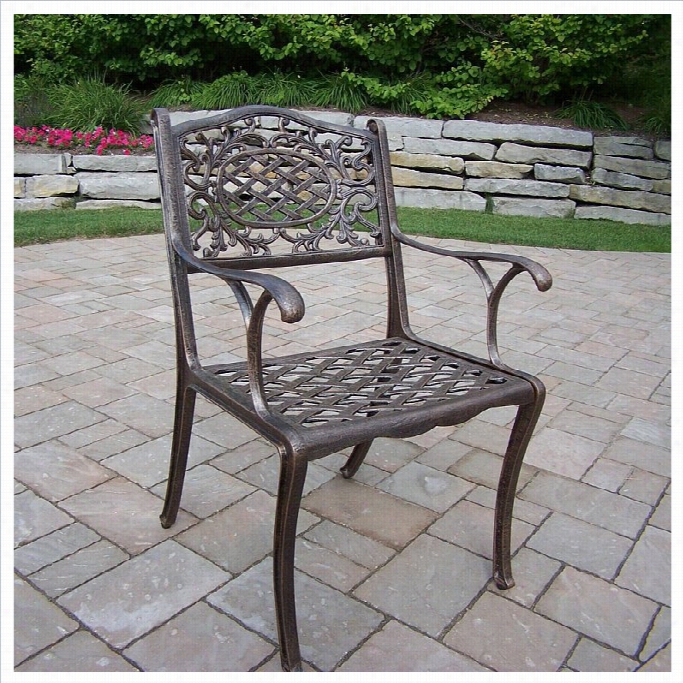 Oakland Living Mississippi Cast Aluminium Arm Chair