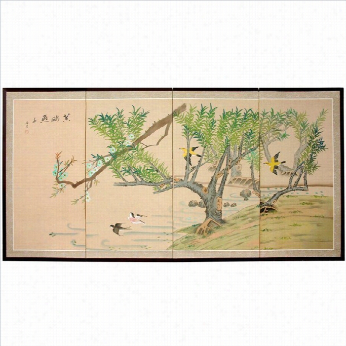 Oriental Furniture 36 Birds In The Garden 1