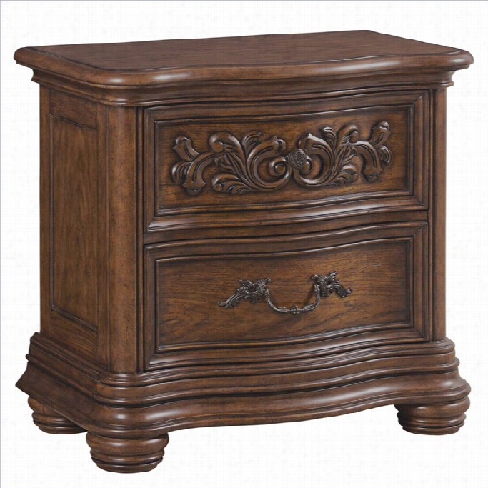 Pulaski Cheswick Nightstand In Dark Wood