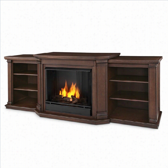 Real Flame V Almont Entertainment Gle Fireplace Chestnut In Oak Finish