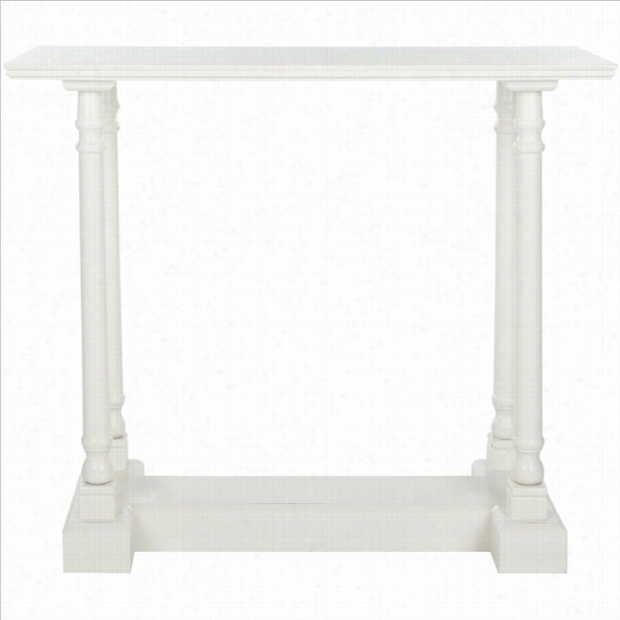 Safavieh Andy Wood Console Table In Cream