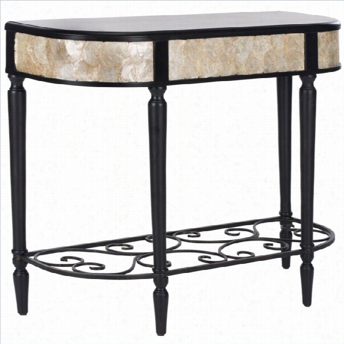 Safavieh Gary Birch Woodconsole In Dark Brown