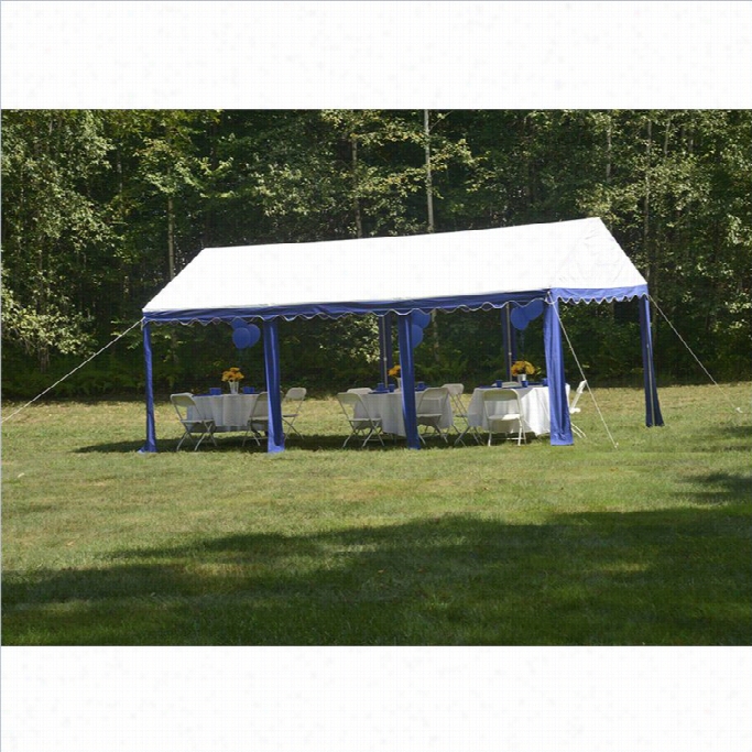 Shelterlgoic 10'x20' Party Tent In Blue Nd White