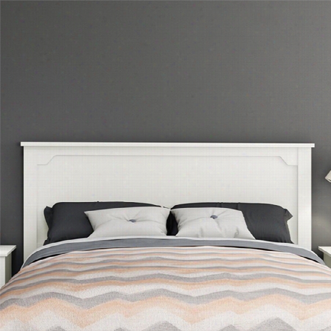 Soth Shore Fusion Wood Full Queen Headboard In White