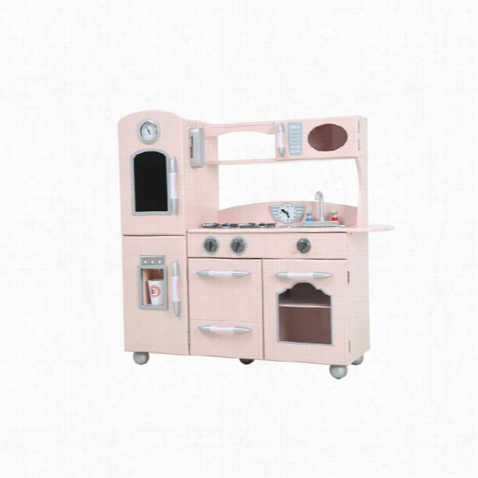 T Eamson Kids 1 Piece Play Kitchen In Pinkk