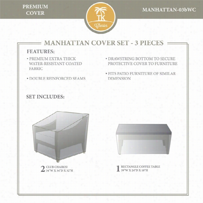 Tkc Manhattan 3 Piece Winter Cover Set In Beige